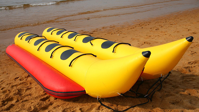 Doppeltes aufblasbares Bananen-Boot/aufblasbares Fliegen-Fischerboot