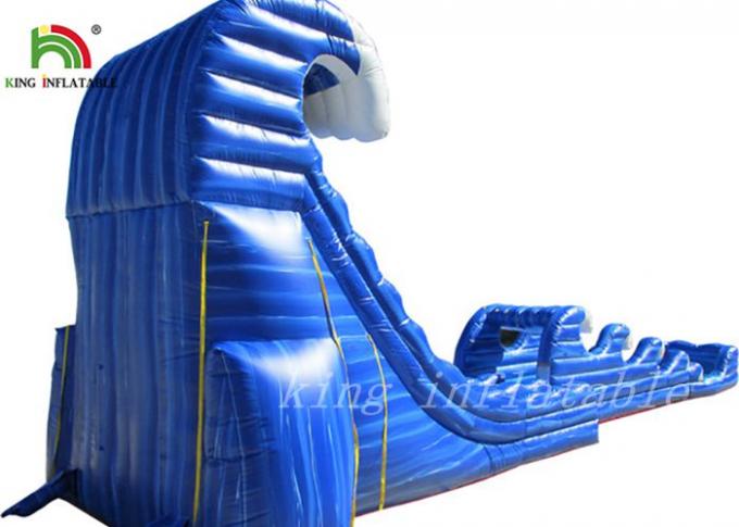 Blaue Explosions-Meereswellen-Wasserrutsche-riesige doppelte Wege für