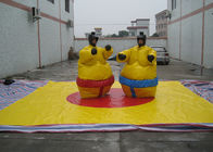 Ungiftige PVC-Planen-aufblasbare Sumo-Straßen-Spiele mit Handschuhen der Sturzhelm-N