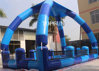 Blaues PVC scherzt Schwimmbäder, heiße versiegelt aufblasbare Schwimmbäder 0,9 Millimeter