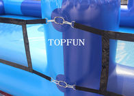 Blaues PVC scherzt Schwimmbäder, heiße versiegelt aufblasbare Schwimmbäder 0,9 Millimeter