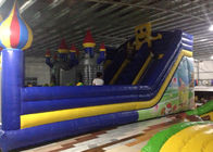 Blauer aufblasbarer Spielplatz, PVC-Planen-aufblasbare Werbungs-Ballone