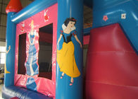 Rosa Planen-aufblasbares springendes Schloss-Dia Prinzessin-PVC für Kinder