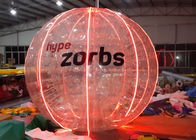 Rot, das aufblasbarer Blasen-Ball 1.0MM PVCs/TPU mit Logo LED-Licht-N hinaufklettert