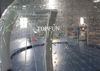 Durchmesser-Ausstellung klare des PVC-Doppelschicht-aufblasbare Blasen-Zelt-8m