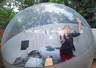 Halb transparentes aufblasbares Blasen-Zelt mit weißem Tunnel zwei für Hotel