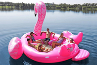 Riesiges rosa aufblasbares Flamingo-Pool-Float See-Erwachsene schwimmen im Freien aufblasbares für Partei