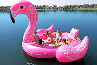 Riesiges rosa aufblasbares Flamingo-Pool-Float See-Erwachsene schwimmen im Freien aufblasbares für Partei