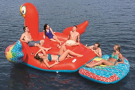 Riesiger aufblasbarer Papageienschwimmer für 6 Personen, 4,8 m lang x 4 m breit x 2 m hoch, Schwimmspielzeug