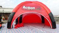 Durchmesser-Spinnen-aufblasbares Ereignis-Zelt des Rot-9m mit Säule vier für gewerbliche Nutzung