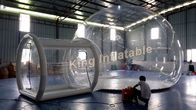 transparentes aufblasbares Zelt-klares Luftblase-Zelt 0.65mm PVCs mit einlagigem