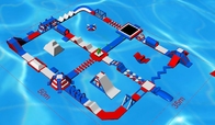 Gewaltige schwimmende Wasser-Spielplatz-Ausrüstung aufblasbare Wasserpark-Ausrüstung