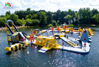 Spezialisierter schwimmender Wasserpark Wasservergnügungspark aufblasbare Wasserparkgeräte