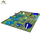 Aufblasbarer Wasserpark mit Schwimmbad Aufblasbarer Wasserpark für Kinder und Erwachsene