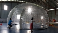 Outdoor-Portable kundenspezifische transparente aufblasbare Kuppel Schwimmbad Abdeckung Zelt Bubble Zelt