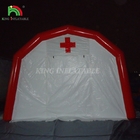 Aufblasbares Rotes Kreuz-Zelt Medizinisches Aufblasbares Zelt Aufblasbares Rettungszelt zur Rettung