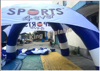Kundengebundenes blaues aufblasbares Spinnen-Zelt für die Werbung der Größe, Durchmesser 5m