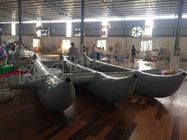 Spezieller Entwurfs-graue aufblasbare Fliegen-Fischerboote für das Segeln des Spiel-Gebrauches