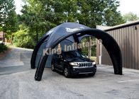 Dauerhaftes attraktives kleines schwarzes aufblasbares Ereignis-Zelt für Auto-Parken