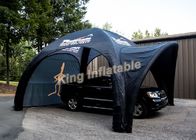Dauerhaftes attraktives kleines schwarzes aufblasbares Ereignis-Zelt für Auto-Parken