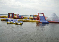 Handels-PVC-Planen-aufblasbare Wasser-Parks, Spritzen-Wasser-Spielplatzgeräte
