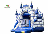 Blau 0.55mm PVC-Planen-Kinderaufblasbares springendes Schloss mit Dia
