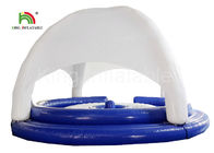 Kundengebundene 8 * 5m wasserdichte aufblasbare Wasser-Spielwaren mit Zelt-Abdeckung CER SGS EN71