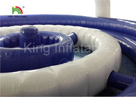 Kundengebundene 8 * 5m wasserdichte aufblasbare Wasser-Spielwaren mit Zelt-Abdeckung CER SGS EN71
