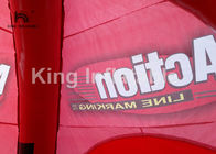 Luftdichtes schwarzes und rotes aufblasbares Ereignis-Zelt für die Werbung/Ausstellung/Tourist
