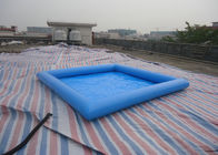Blaues aufblasbares Wasser-Pool Quadrat PVCs/Wasser-Pool für Tiefe des Kinderspaß-32cm