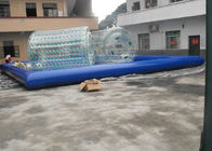 Kommerzielle aufblasbare Schwimmbäder mit Wasser-Rollen-und Wasser-Bälle 0.9mm PVC-Plane