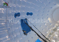 Der Luft-transparenter 1.2m Durchmesser fest aufblasbarer Zorb-Ball für unten rollen