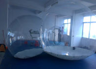 Weihnachtsaufblasbare Schnee-Kugel/klares Blasen-Zelt mit Luftmatraze und Reißverschluss