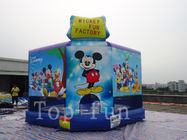 Kinderkleine aufblasbare kommerzielle federnd Schlösser im Freien für Miete Mickey Mouse