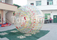 Spielen glänzenden aufblasbaren Zorb-Mittelballs, aufblasbarer Gras-Ball mit bunten Stellen