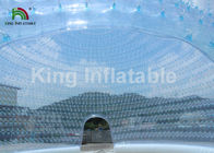 Imprägniern Sie Hauben-Blasen-Zelt-Doppelschicht-Struktur 1.0mm PVCs aufblasbare