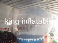 Durchmesser der Ausstellungs-Show-Weihnachtsaufblasbarer Schnee-Kugel-draußen 3m
