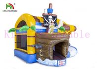 Gewohnheit 0.55mm PVC-Piraten-aufblasbare springende Schloss Soem-Farbe für Erwachsene und Kinder