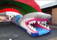Aufblasbare Wasserrutsche Haifisch PVCs, kundenspezifisches erstaunliches aufregendes Ministadt-Dia