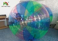 1,0 Millimeter PVC-Streifen-buntes Explosions-Wasser-gehender Ball für Vergnügungspark