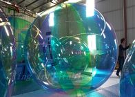 1,0 Millimeter PVC-Streifen-buntes Explosions-Wasser-gehender Ball für Vergnügungspark