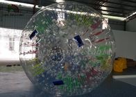 Fertigen Sie aufblasbaren Zorb Ball 1.0mm PVCs mit buntem Glühen für Geschäfts-Gebrauch besonders an