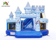 Dauerhaftes PVC-Palast-Schloss-aufblasbares springendes Schloss-kombiniertes Dia Digital gedruckt