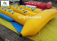 Kundengebundenes 6 Sitzer-aufblasbares Sport-Fliegen-Fischerboot-gelbes langlebiges Gut