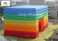Aufblasbares Ereignis-Zelt 4m buntes Oxford des Regenbogen-EN14960 für Werbung