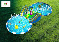 Riesige aufblasbare Land Wasser-Parks mit Swimmingpool des Dia-zwei für im Freien