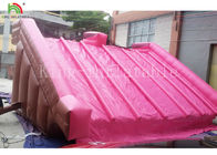 Garten 0,55 Millimeter PVC-PVC-Planen-aufblasbare Wasserrutsche für die Kinderrosa Farbe besonders angefertigt