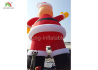 210D Werbungs-Weihnachtsdekoration des Nylon-10 m H aufblasbare Weihnachtsmann