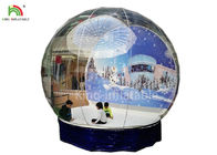 Menschliche Größen-aufblasbares Schnee-Ball-Löschung 0,8 Millimeter PVC-Kugel-Foto, das EN14960 für Nehmen-Foto /Advertising nimmt