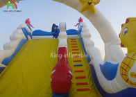 PVC-Planen-blauer aufblasbarer Prahler-Kleinkind-Dia-Spielplatz-Freizeitpark